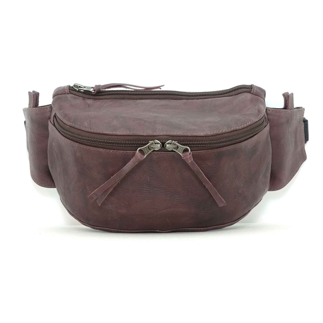 Merlot Leather Waist-Bag
