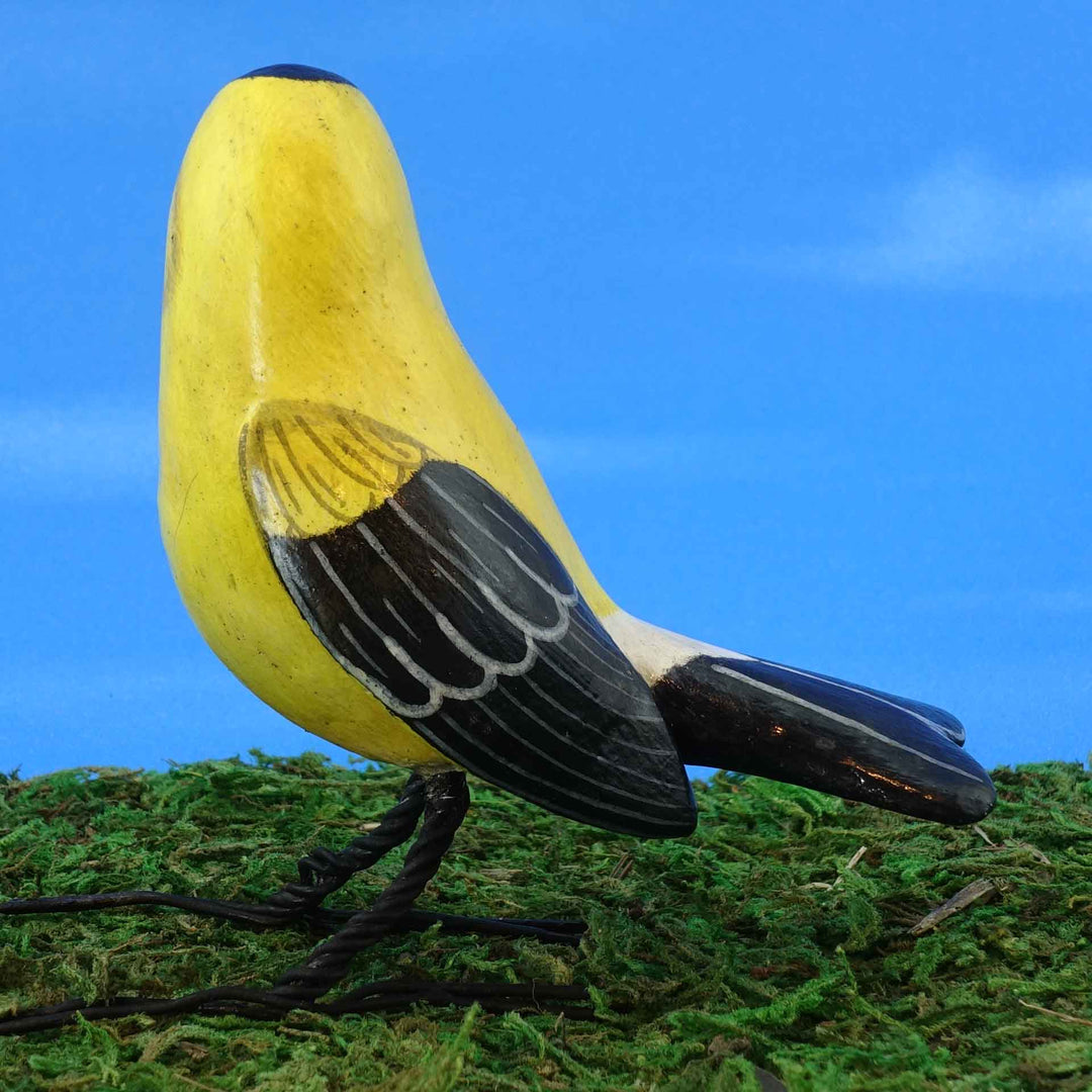 American Goldfinch Ceramic Figurine