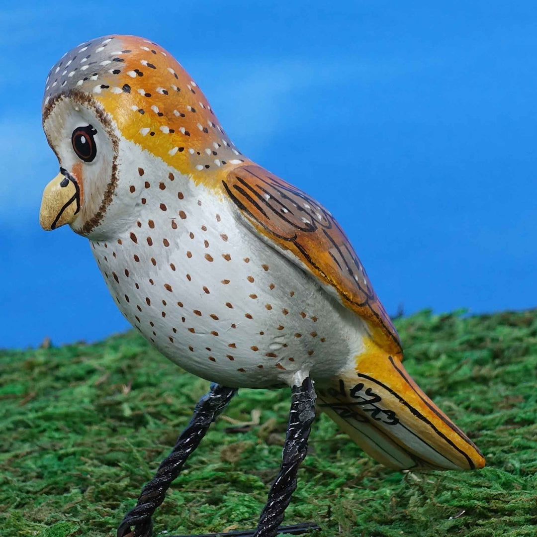 Barn Owl Ceramic Figurine