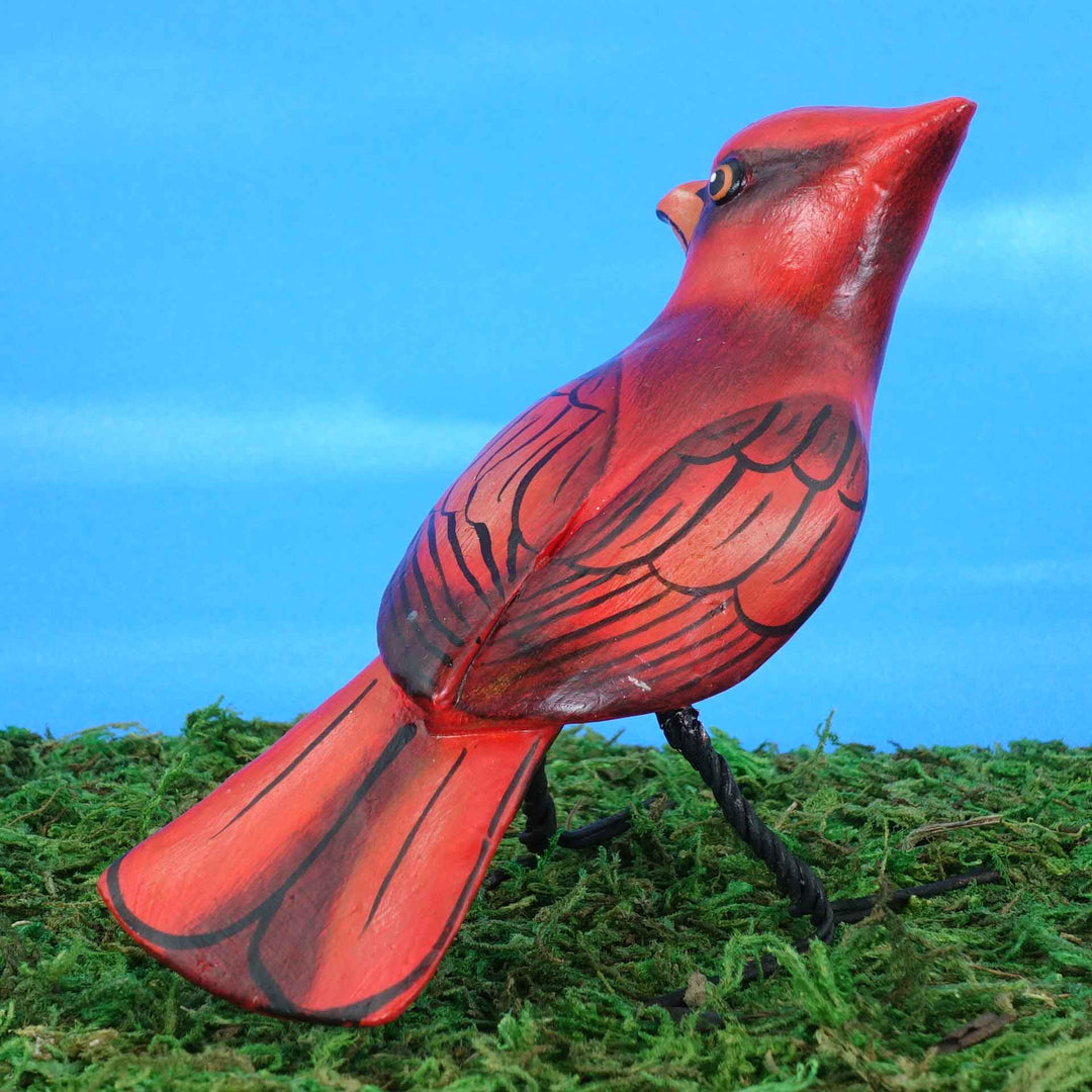 Cardinal Ceramic Figurine