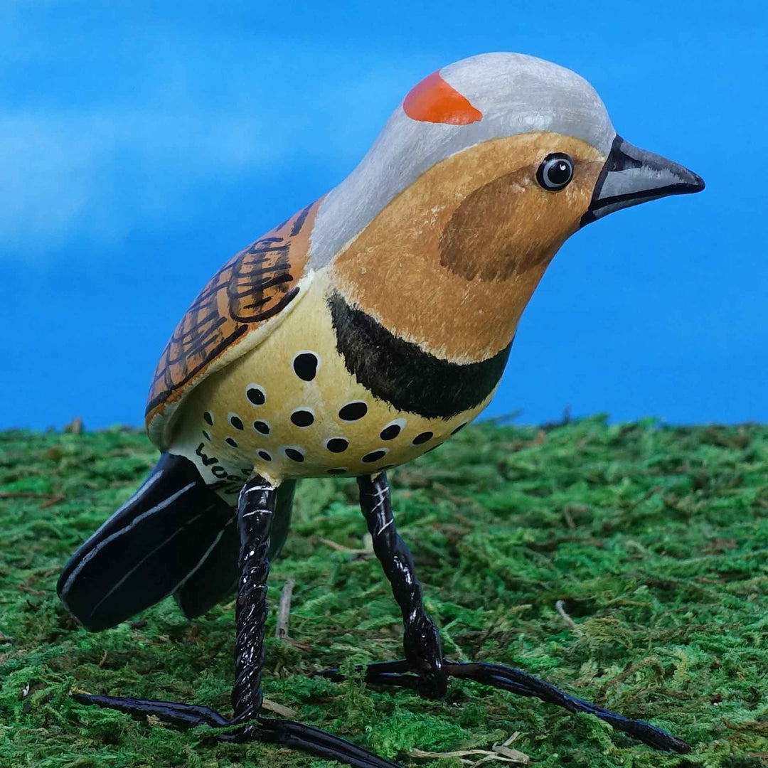 Northern Flicker Ceramic Figurine