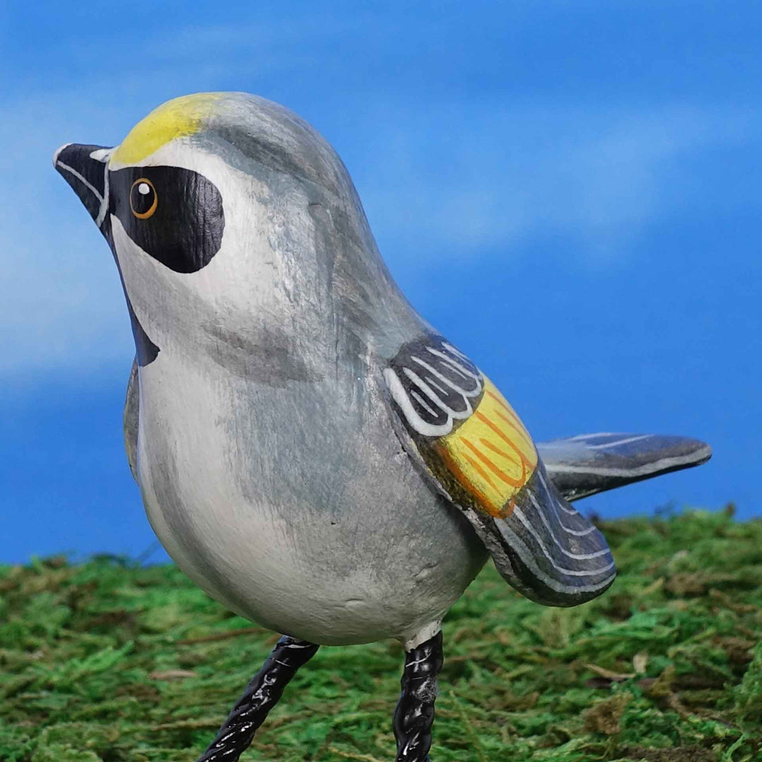 Golden-Winged Warbler Ceramic Figurine