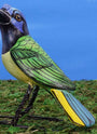 Green Jay Ceramic Figurine