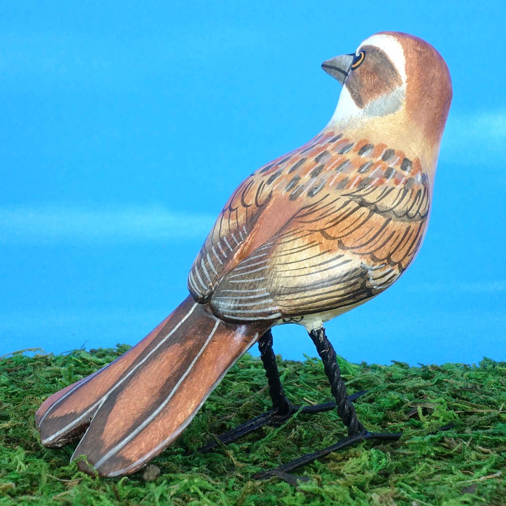 Meadow Bunting Ceramic Figurine – Alpha Omega Artisan