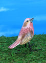 Purple Finch Ceramic Figurine