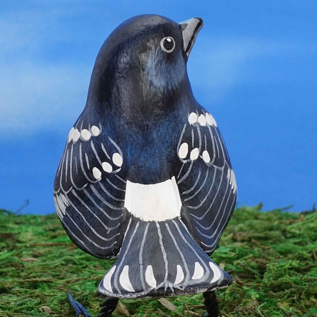 Rose Breasted Grosbeak Ceramic Figurine