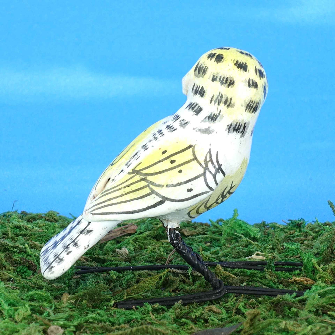 Snowy Owl Ceramic Figurine