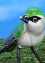 Violet-Green Swallow Ceramic Figurine