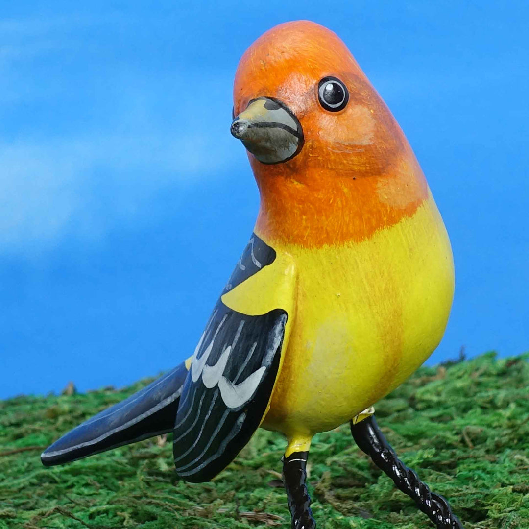 Western Tanager Ceramic Figurine