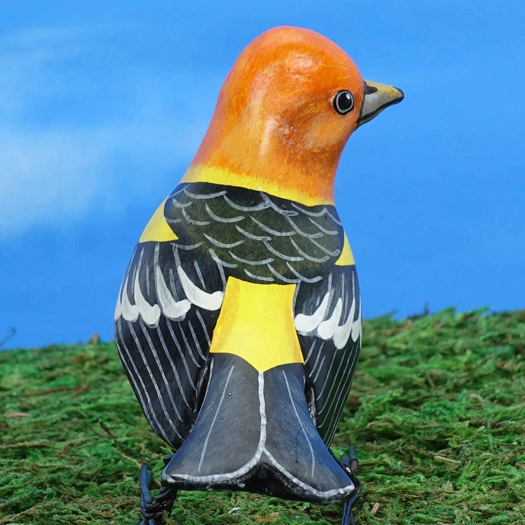 Western Tanager Ceramic Figurine