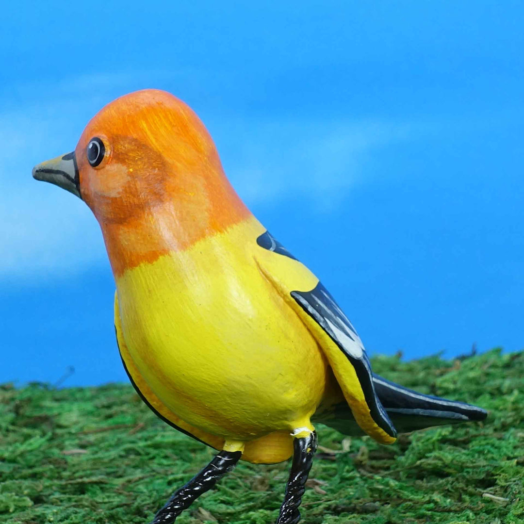 Western Tanager Ceramic Figurine