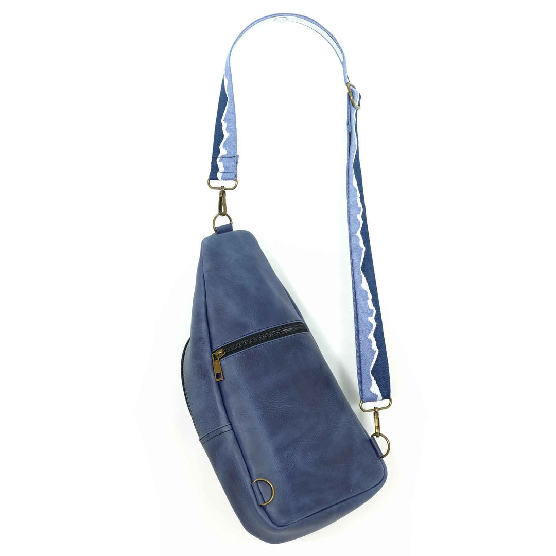 Artisanal Leather Sling Bag - Made in Guatemala