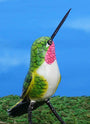 Ceramic figurine of a Broad-Billed Hummingbird