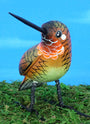 Ceramic figurine of a Cinnamon Hummingbird