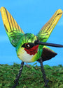 Ceramic figurine of a Ruby-Throated Hummingbird