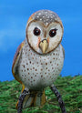 Ceramic Owl Figurine-Handmade in Guatemala