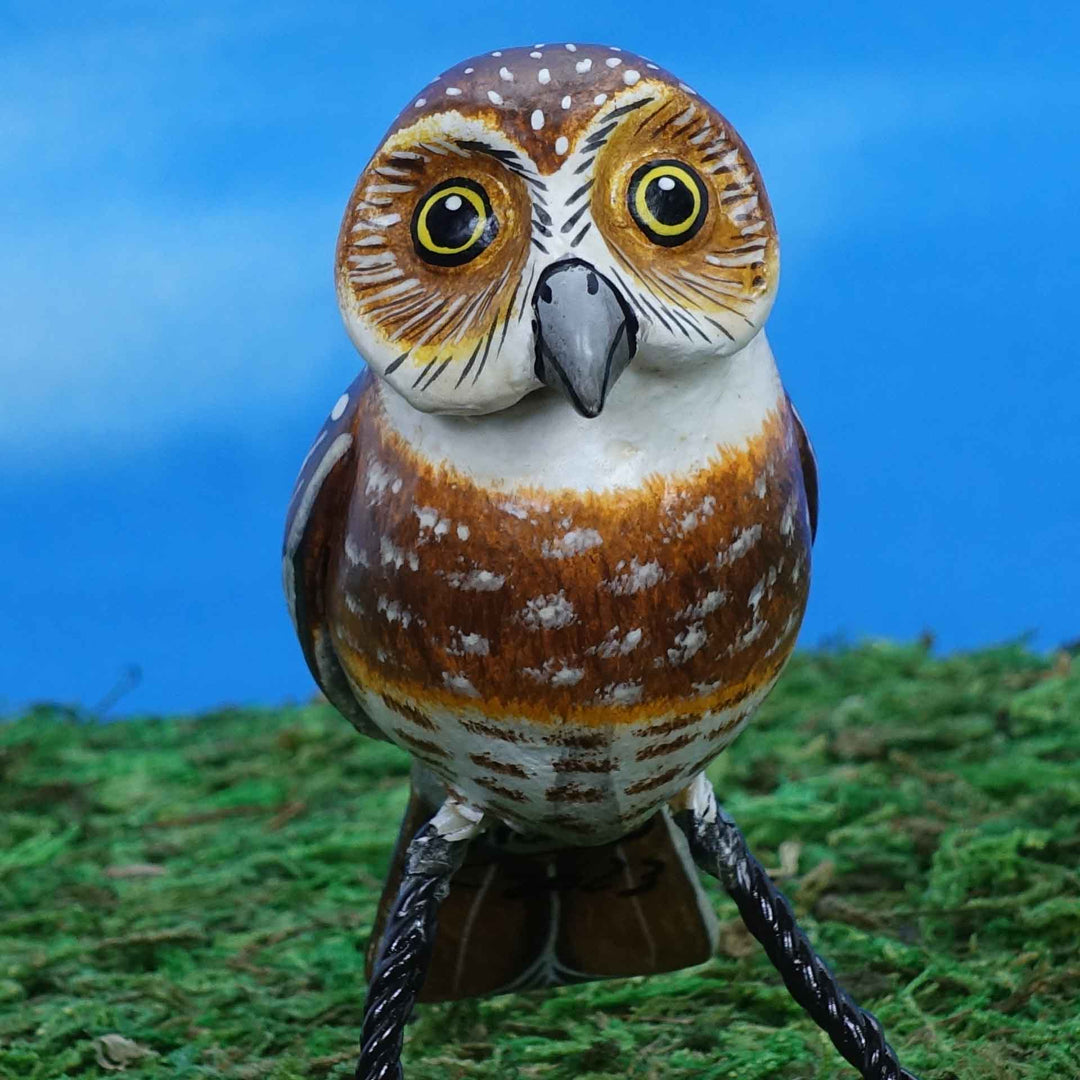 Ceramic Owl Figurine-Handmade in Guatemala