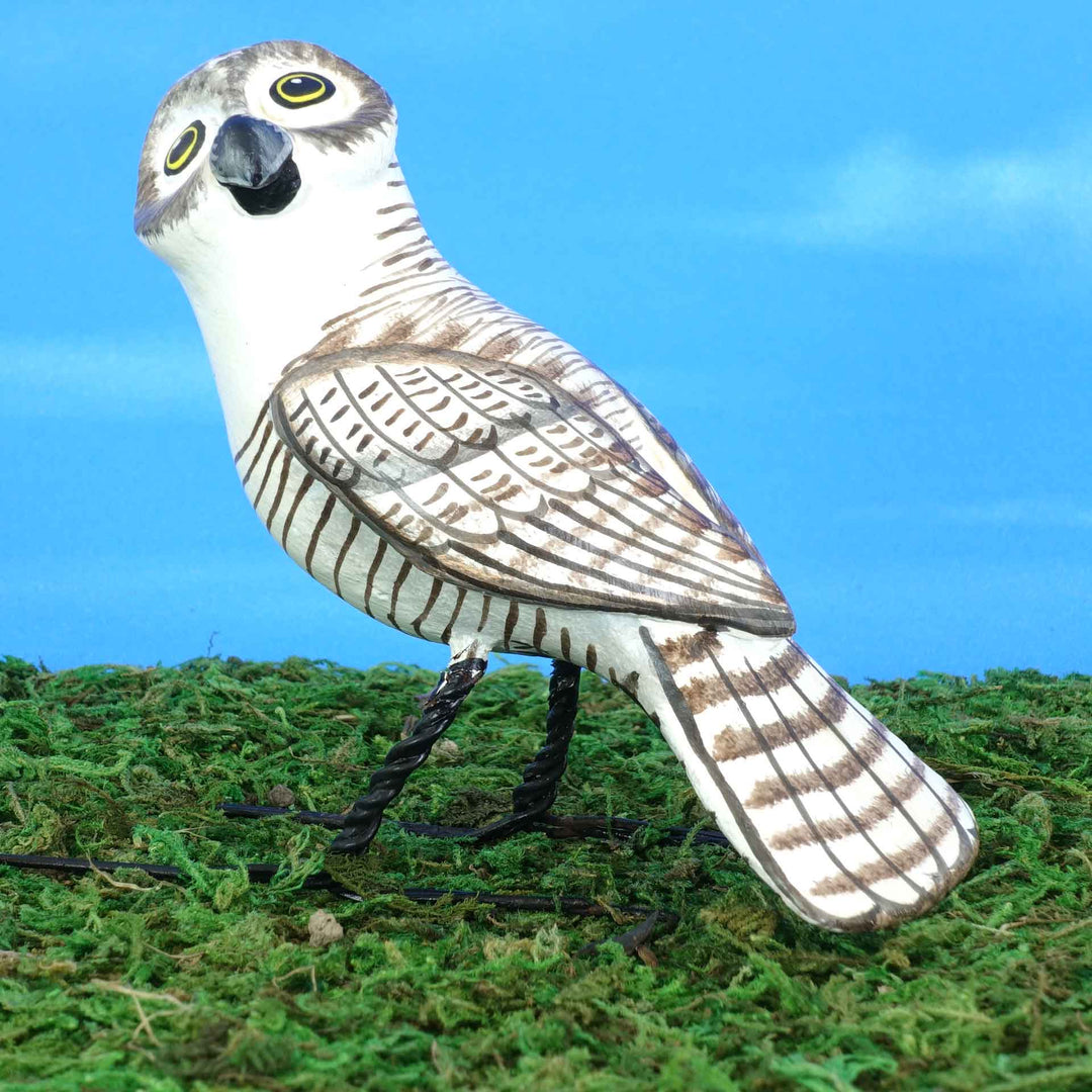 Ceramic Owl Figurine-Handmade in Guatemala
