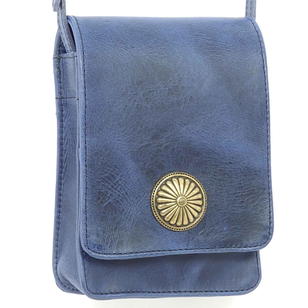 Compact Leather Stadium Bag- Handcrafted Guatemalan Quality