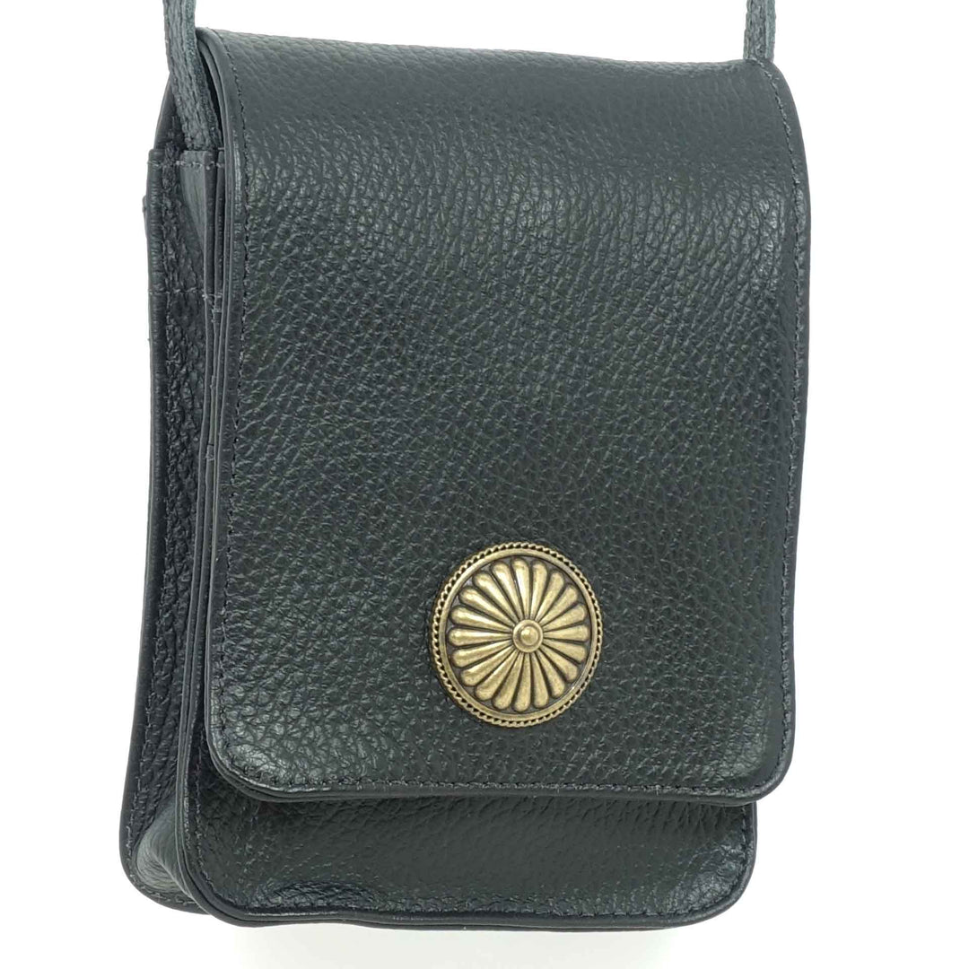 Compact Leather Stadium Bag- Handcrafted Guatemalan Quality