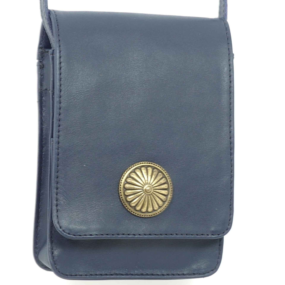 Compact Leather Stadium Bag- Handcrafted Guatemalan Quality