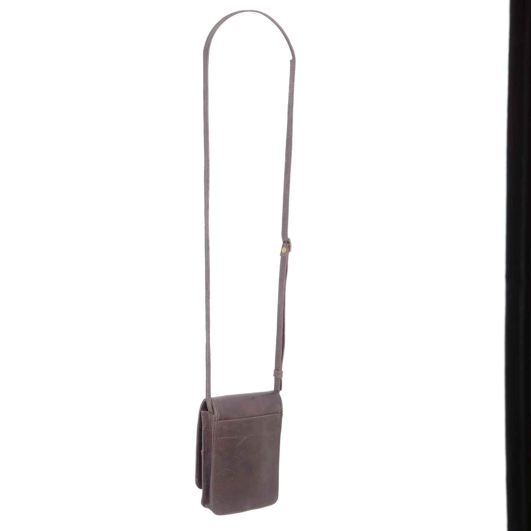 Compact Leather Stadium Bag- Handcrafted Guatemalan Quality