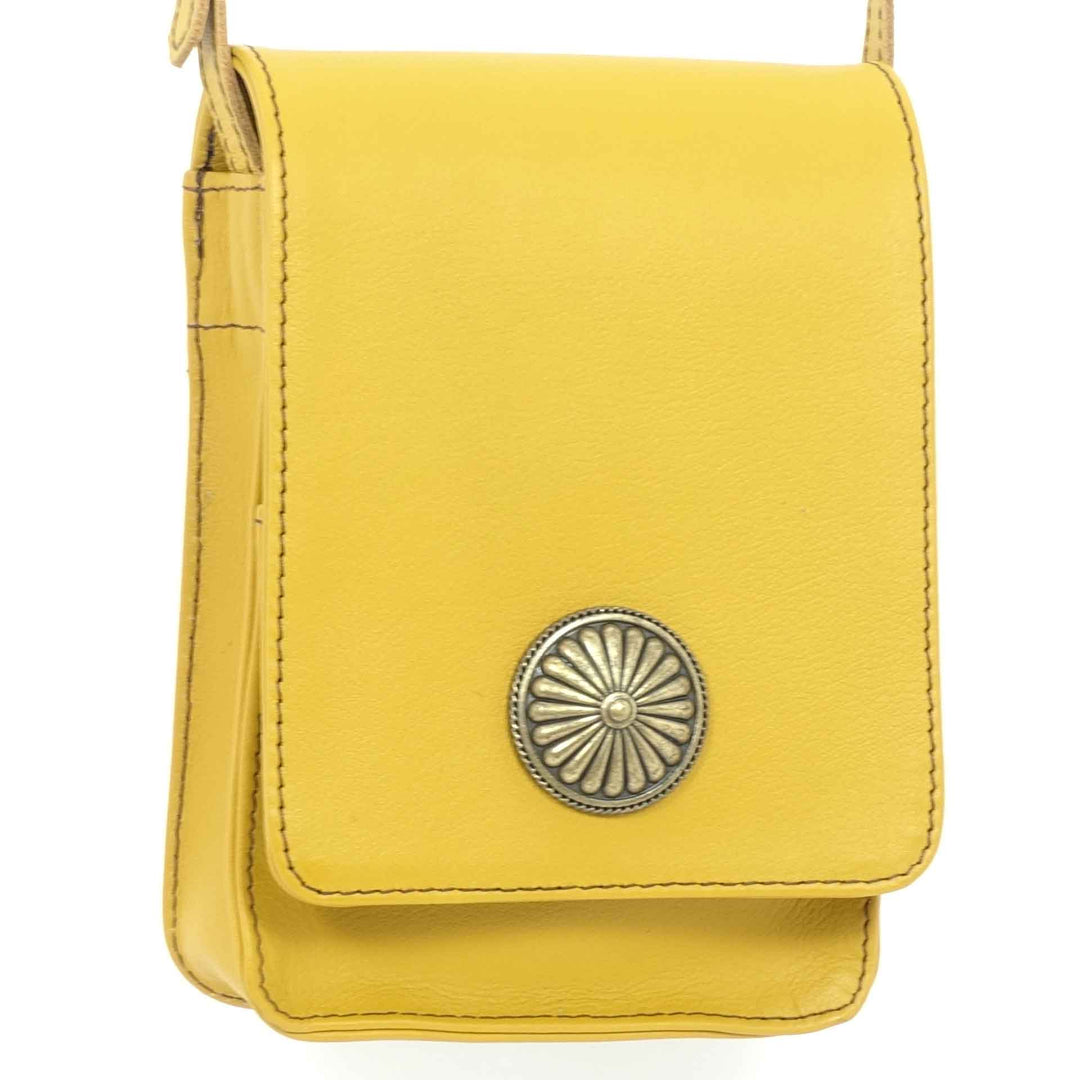 Compact Leather Stadium Bag- Handcrafted Guatemalan Quality