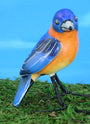 Bluebird ceramic figurine