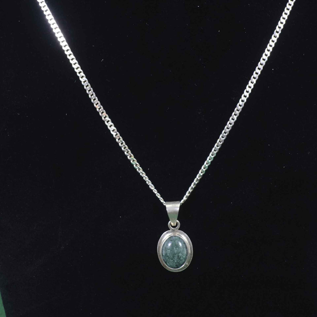 Handmade Jade and Sterling Silver Pendants