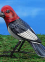 Red-headed Woodpecker ceramic figurine