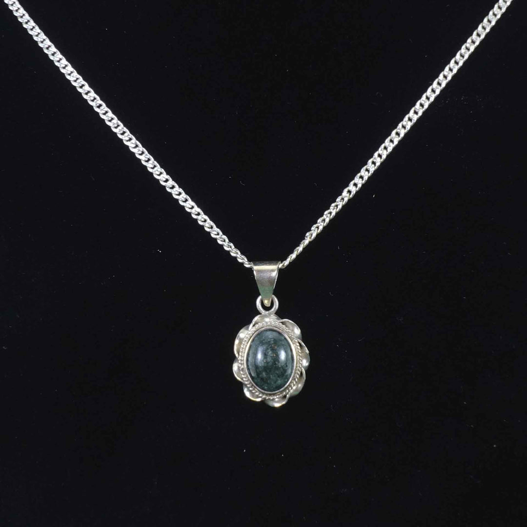 Handmade Jade and Sterling Silver Pendants