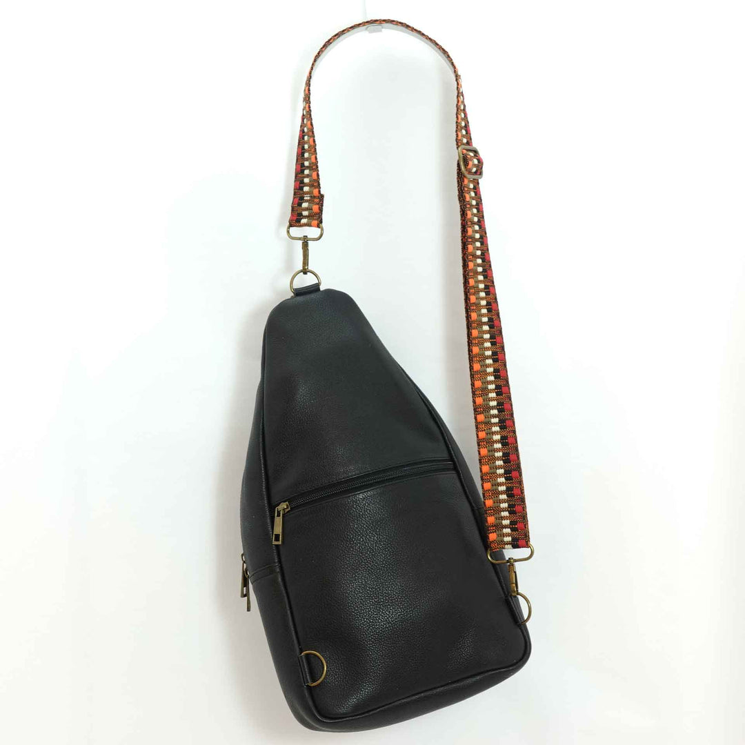 Artisanal Leather Sling Bag - Made in Guatemala