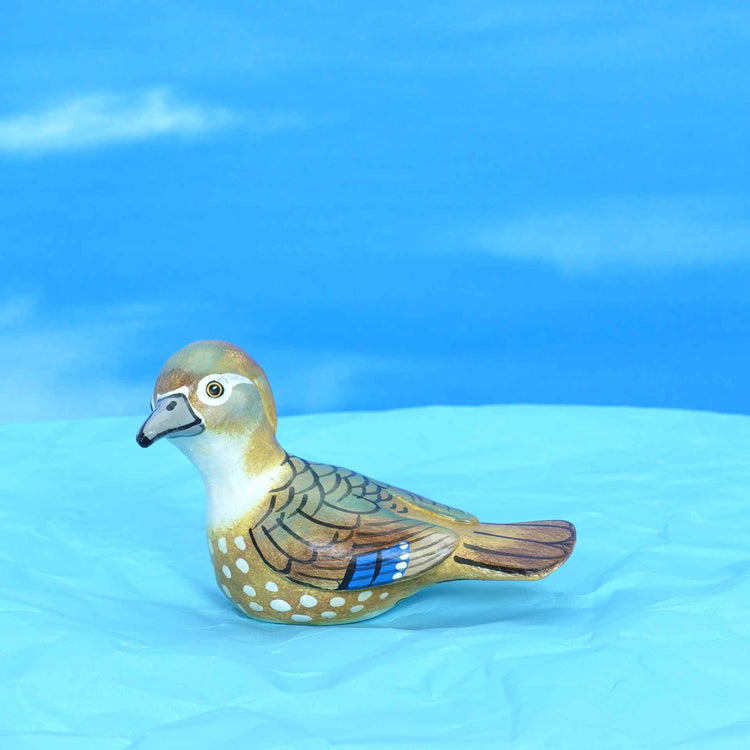 Female Wood Duck ceramic figurine