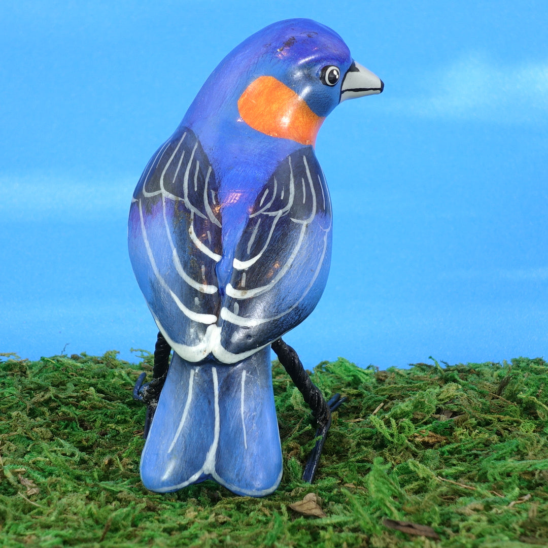 Eastern Bluebird Ceramic Figurine