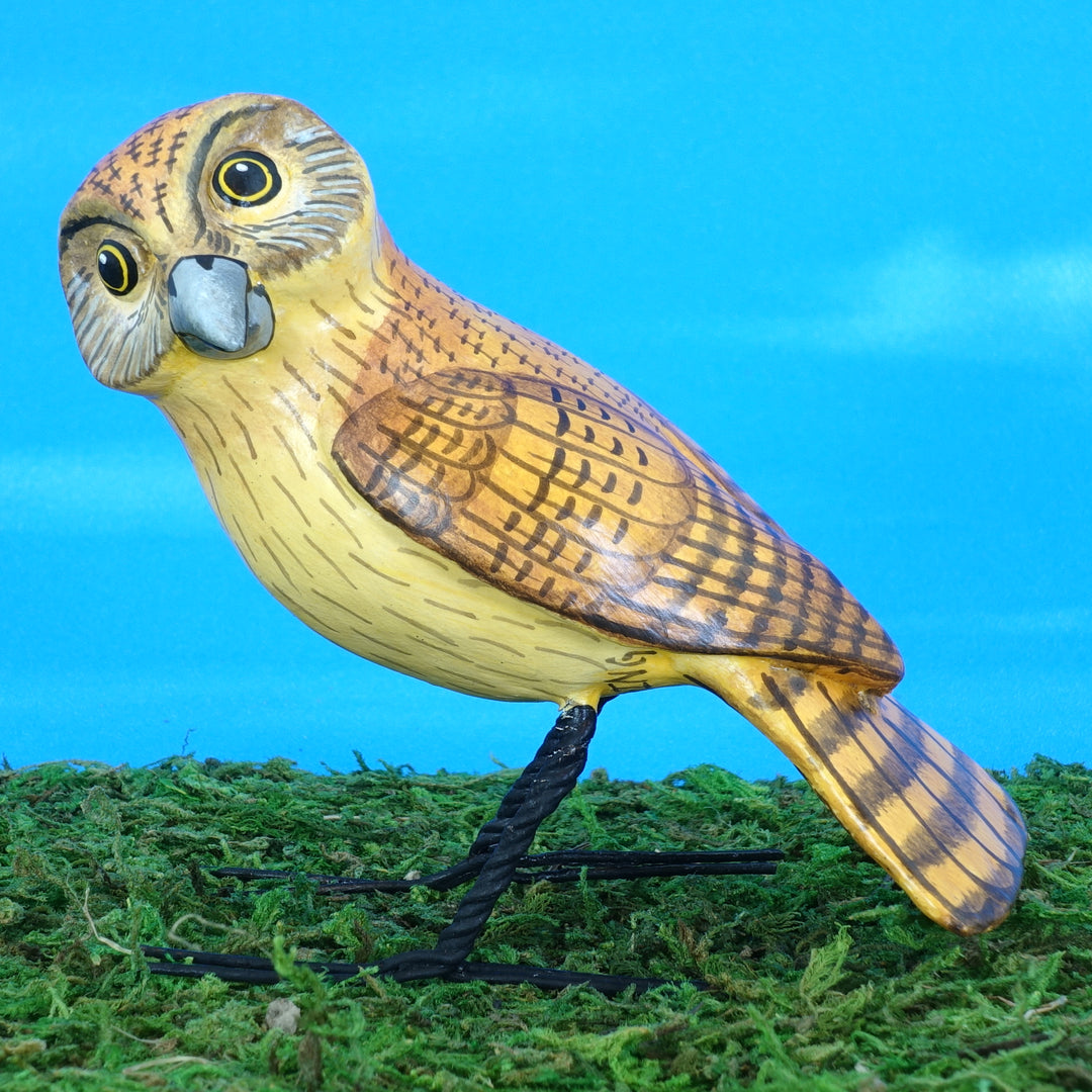 Pel's Fishing Owl Ceramic Figurine