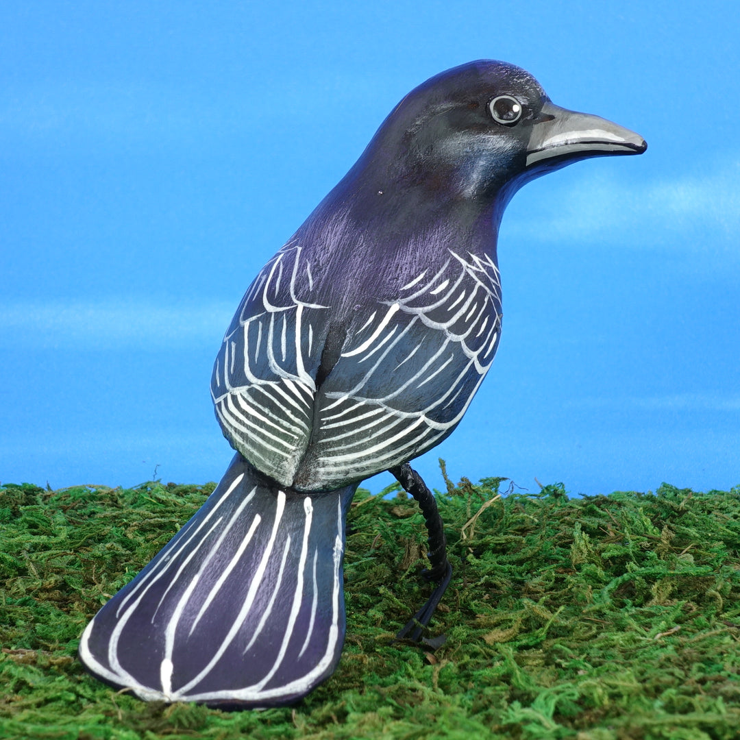 Shiny Cowbird Ceramic Figurine