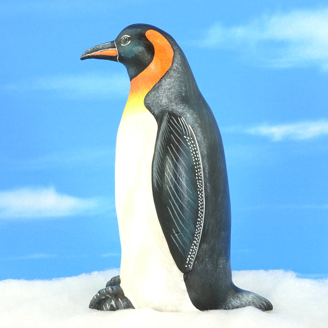 King Penguin Ceramic Figurine
